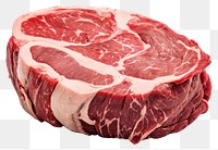 PNG Fresh raw Chuck Eye Roast Chuck Cut steak meat beef. 