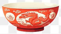 PNG Bowl porcelain decoration tableware. AI generated Image by rawpixel.