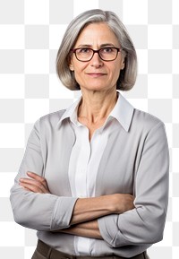 PNG Portrait glasses adult woman transparent background