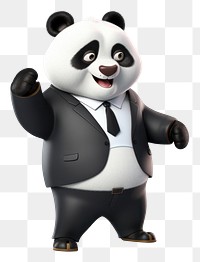 PNG Cartoon mammal panda bear. 