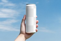 Soda can png transparent mockup