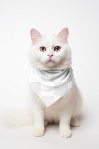 Cat's scarf png, transparent mockup