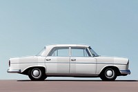 Vintage car png, transparent mockup