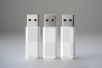 Usb drive png, transprent mockup