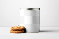 Food tin png, transprent mockup