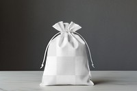 Drawstring bag png mockup, transparent design