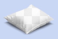 Cushion pillow case png mockup, transparent design