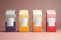 Juice carton png mockup, transparent design