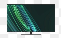 Smart TV screen png, transparent background