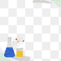 Science experiment border png, ripped | Premium PNG - rawpixel