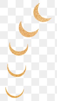 Moon phrase png, spiritual illustration, transparent background