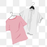 Laundry day png, aesthetic illustration, transparent background