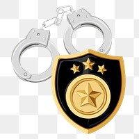 Police force png, aesthetic illustration, transparent background