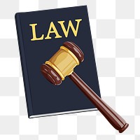 Legal system png, aesthetic illustration, transparent background