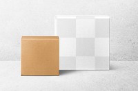 PNG Packaging box mockup, transparent design