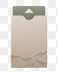 Png hotel key card, transparent background