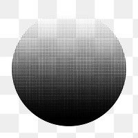 PNG Halftone element effect, transparent background