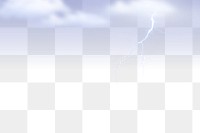 PNG Thunderstorm overlay effect, transparent background