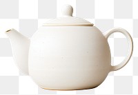 PNG Teapot porcelain ceramic white. 