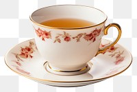 PNG Cup tea saucer drink. 