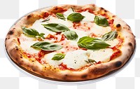 PNG Neapolitan pizza food plate mozzarella. 