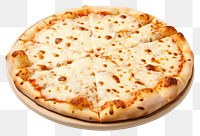 PNG White bianca pizza food mozzarella flatbread. AI generated Image by rawpixel.