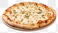 PNG White bianca pizza food bread zwiebelkuchen. AI generated Image by rawpixel.