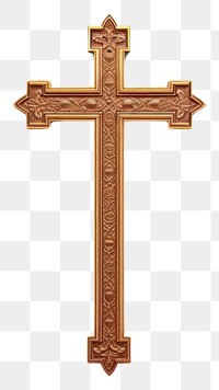 PNG Cross crucifix symbol white background