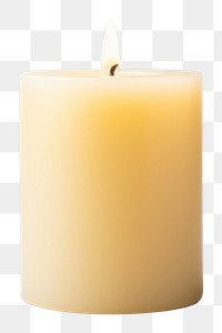 PNG Candle white background illuminated simplicity. AI generated Image by rawpixel.