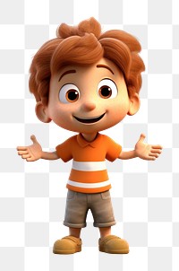 PNG Child cartoon toy white background. AI generated Image by rawpixel.
