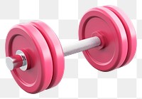 PNG  Barbell sports gym white background. AI generated Image by rawpixel.