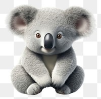 PNG Koala mammal cute bear. 