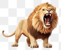 PNG Lion roaring mammal animal. AI generated Image by rawpixel.