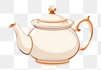 PNG Teapot refreshment chandelier tableware. AI generated Image by rawpixel.