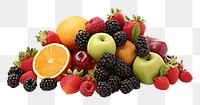 PNG  Fruits strawberry blackberry raspberry. AI generated Image by rawpixel.
