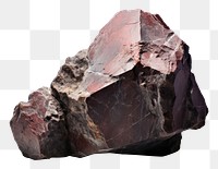 PNG  Igneous rock mineral crystal white background. AI generated Image by rawpixel.