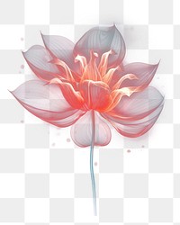 PNG Futuristic flower petal plant. AI generated Image by rawpixel.