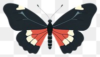 PNG Butterfly animal insect magnification. AI generated Image by rawpixel.