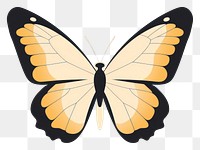 PNG Butterfly animal insect magnification. AI generated Image by rawpixel.