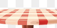 PNG Table tablecloth furniture pattern. AI generated Image by rawpixel.