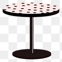 PNG Furniture table tabletop spotted. AI generated Image by rawpixel.