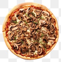 PNG Mushroom pizza food vegetable. 