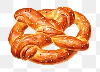 PNG Pretzel Bread pretzel bread food. AI generated Image by rawpixel.