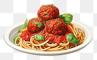 PNG Spaghetti meatball spaghetti pasta food. 