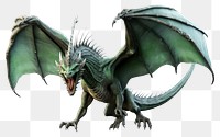 PNG Flying angry green dragon dinosaur animal mythical creature