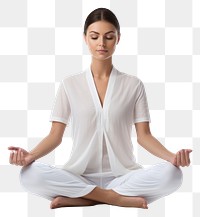 PNG  Meditation sitting sports adult