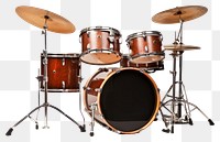 PNG Drum set drums percussion white background. AI generated Image by rawpixel.