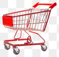 PNG Shopping cart white background consumerism supermarket. 