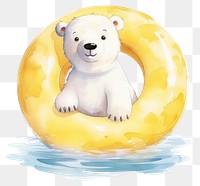 PNG Polar bear mammal animal cute. 