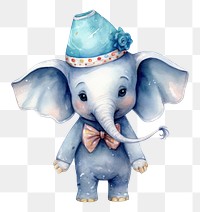 PNG Elephant wearing party costume animal mammal cute. 